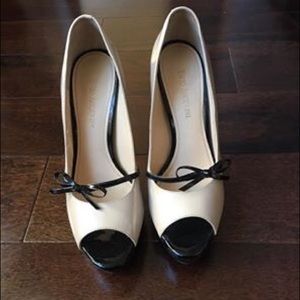 Patent leather pumps